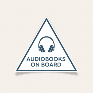 Audiobooks on board Bumper Sticker
