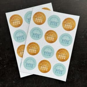MMD Book Club sticker sheets